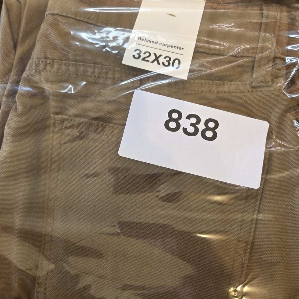 NWT Original Use Men's Relaxed Carpenter Pants in Brown - Size 32x30 - Picture 11 of 11